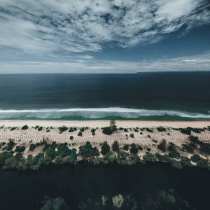 Beach Scenery - A stunning aerial perspective of a beach in Mara #10184265