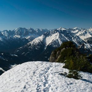 Snow Mountains - Expansive view of snowy mountains in Tirol, Aust #1060327