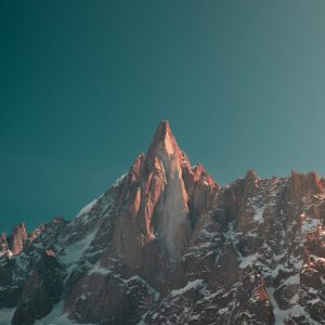 Mountain Landscapes - Breathtaking view of the Aiguille du Dru in the  #12662513