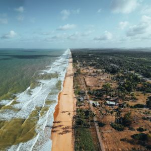 Beach Scenery - A breathtaking aerial view of a scenic beach and #16962889