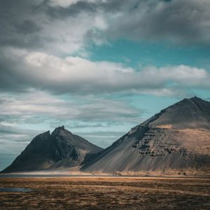 Mountain Landscapes - A dramatic view of rugged volcanic mountains und #26256231