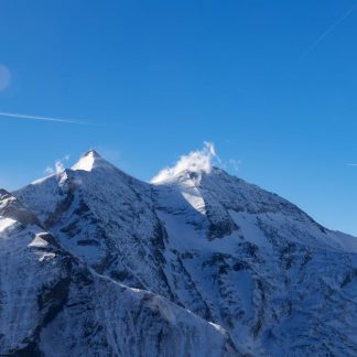 Snow Mountains - Majestic view of snow-capped mountain peaks in S #36505947