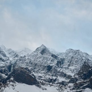 Snow Mountains - Breathtaking view of snow-covered peaks in Himac #36749320