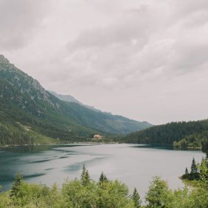 Lake Reflections - Breathtaking view of a mountain lake in the Tatr #36781467