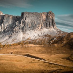 Mountain Landscapes - Scenic view of a majestic mountain range with ru #7142977